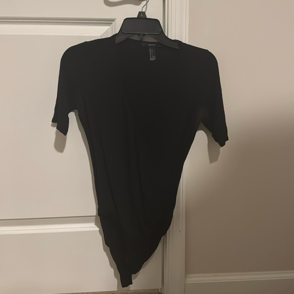 Forever 21 plunging neck line bodysuit